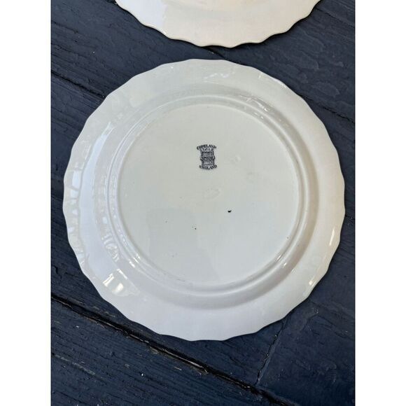 Vintage 1928 Copeland England Late SPODE Black White 9" Dinner Plate 3 available - Picture 8 of 8
